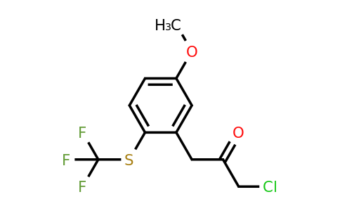 1805733-68-9 | 3-(3-Chloro-2-oxopropyl)-4-(trifluoromethylthio)anisole