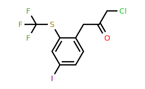 1805733-86-1 | 1-Chloro-3-(4-iodo-2-(trifluoromethylthio)phenyl)propan-2-one