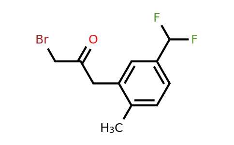 1805733-90-7 | 1-Bromo-3-(5-(difluoromethyl)-2-methylphenyl)propan-2-one