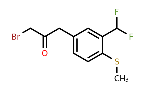 1805734-39-7 | 3-Bromo-1-(3-(difluoromethyl)-4-(methylthio)phenyl)propan-2-one