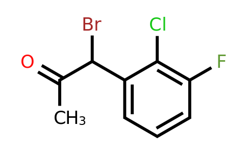 1805734-40-0 | 1-Bromo-1-(2-chloro-3-fluorophenyl)propan-2-one