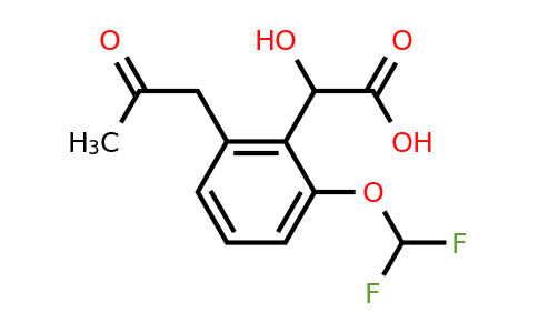 1805734-89-7 | 2-(Difluoromethoxy)-6-(2-oxopropyl)mandelic acid