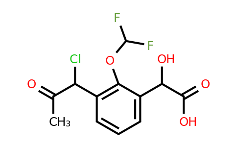 1805735-02-7 | 3-(1-Chloro-2-oxopropyl)-2-(difluoromethoxy)mandelic acid