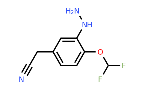 1805735-16-3 | 4-(Difluoromethoxy)-3-hydrazinylphenylacetonitrile