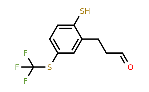 1805738-99-1 | 2-(3-Oxopropyl)-4-(trifluoromethylthio)thiophenol
