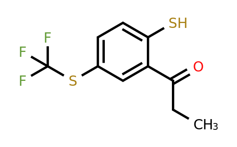 1805739-19-8 | 2-Propionyl-4-(trifluoromethylthio)thiophenol