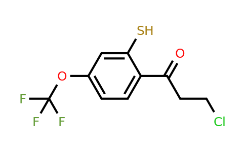 1805739-38-1 | 2-(3-Chloropropanoyl)-5-(trifluoromethoxy)thiophenol