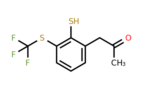 1805739-45-0 | 2-(2-Oxopropyl)-6-(trifluoromethylthio)thiophenol