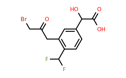 1805739-50-7 | 3-(3-Bromo-2-oxopropyl)-4-(difluoromethyl)mandelic acid