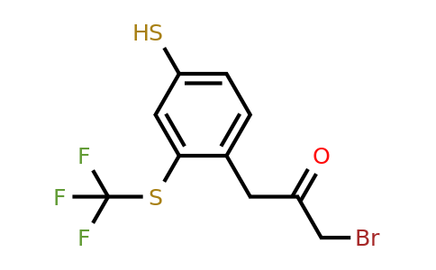 1805739-66-5 | 4-(3-Bromo-2-oxopropyl)-3-(trifluoromethylthio)thiophenol