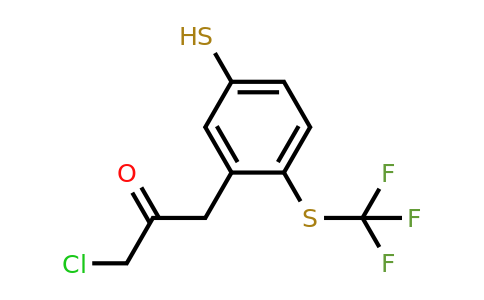 1805739-71-2 | 3-(3-Chloro-2-oxopropyl)-4-(trifluoromethylthio)thiophenol