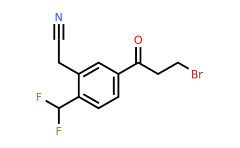 1805740-06-0 | 5-(3-Bromopropanoyl)-2-(difluoromethyl)phenylacetonitrile