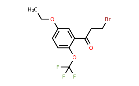 1805741-70-1 | 3-Bromo-1-(5-ethoxy-2-(trifluoromethoxy)phenyl)propan-1-one