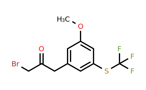 1805741-93-8 | 3-(3-Bromo-2-oxopropyl)-5-(trifluoromethylthio)anisole