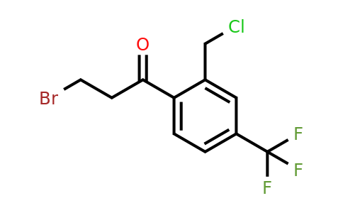 1805742-53-3 | 3-Bromo-1-(2-(chloromethyl)-4-(trifluoromethyl)phenyl)propan-1-one
