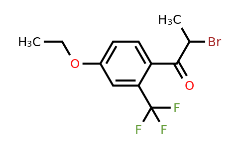 1805742-66-8 | 2-Bromo-1-(4-ethoxy-2-(trifluoromethyl)phenyl)propan-1-one