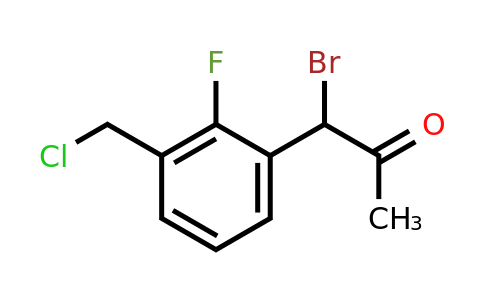 1805743-76-3 | 1-Bromo-1-(3-(chloromethyl)-2-fluorophenyl)propan-2-one