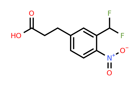 1805743-82-1 | 3-(Difluoromethyl)-4-nitrophenylpropanoic acid