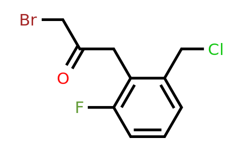 1805743-84-3 | 1-Bromo-3-(2-(chloromethyl)-6-fluorophenyl)propan-2-one