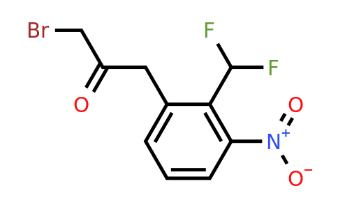 1805744-47-1 | 1-Bromo-3-(2-(difluoromethyl)-3-nitrophenyl)propan-2-one