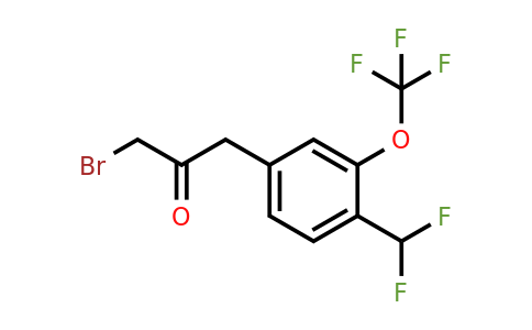1805744-87-9 | 1-Bromo-3-(4-(difluoromethyl)-3-(trifluoromethoxy)phenyl)propan-2-one