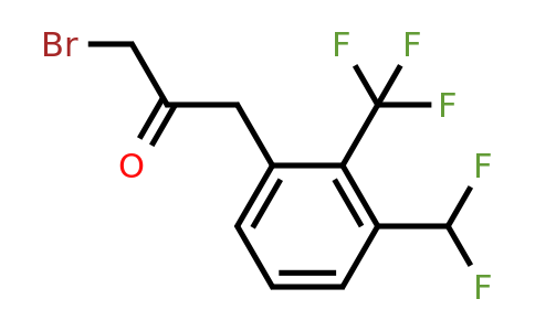 1805745-21-4 | 1-Bromo-3-(3-(difluoromethyl)-2-(trifluoromethyl)phenyl)propan-2-one