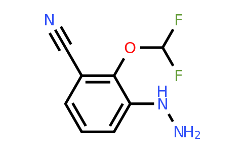 1805745-46-3 | 1-(3-Cyano-2-(difluoromethoxy)phenyl)hydrazine