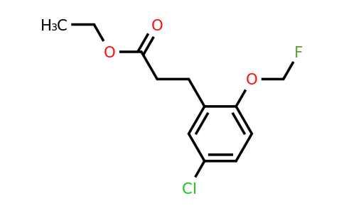 1805745-86-1 | Ethyl 3-(5-chloro-2-(fluoromethoxy)phenyl)propanoate
