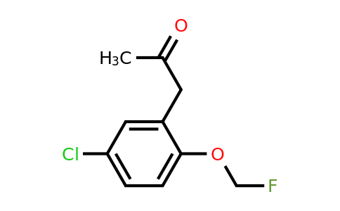 1805746-03-5 | 1-(5-Chloro-2-(fluoromethoxy)phenyl)propan-2-one