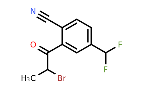 1805746-11-5 | 2-(2-Bromopropanoyl)-4-(difluoromethyl)benzonitrile