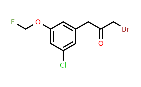 1805746-19-3 | 1-Bromo-3-(3-chloro-5-(fluoromethoxy)phenyl)propan-2-one