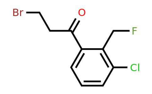 1805746-41-1 | 3-Bromo-1-(3-chloro-2-(fluoromethyl)phenyl)propan-1-one