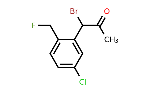 1805746-52-4 | 1-Bromo-1-(5-chloro-2-(fluoromethyl)phenyl)propan-2-one