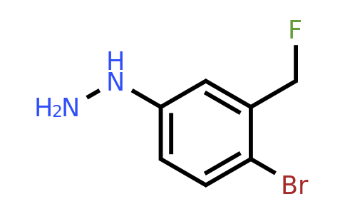 1805747-10-7 | 1-(4-Bromo-3-(fluoromethyl)phenyl)hydrazine