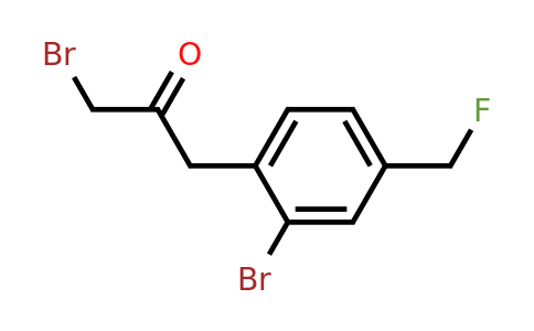 1805747-18-5 | 1-Bromo-3-(2-bromo-4-(fluoromethyl)phenyl)propan-2-one