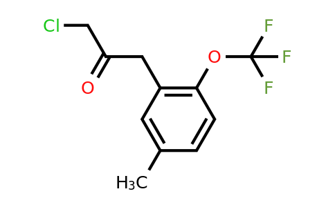 1805747-44-7 | 3-(3-Chloro-2-oxopropyl)-4-(trifluoromethoxy)toluene