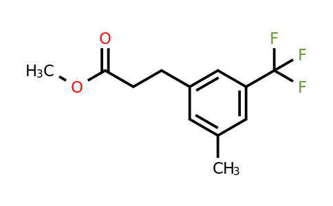1805747-47-0 | Methyl 3-(3-methyl-5-(trifluoromethyl)phenyl)propanoate