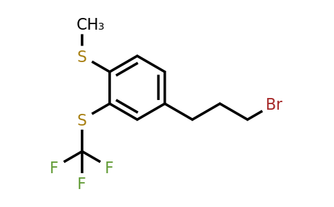 1805748-47-3 | 4-(3-Bromopropyl)-2-(trifluoromethylthio)thianisole