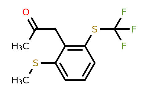 1805748-60-0 | 1-(2-(Methylthio)-6-(trifluoromethylthio)phenyl)propan-2-one