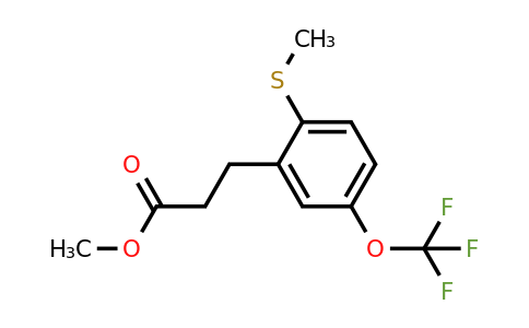 1805748-83-7 | Methyl 3-(2-(methylthio)-5-(trifluoromethoxy)phenyl)propanoate