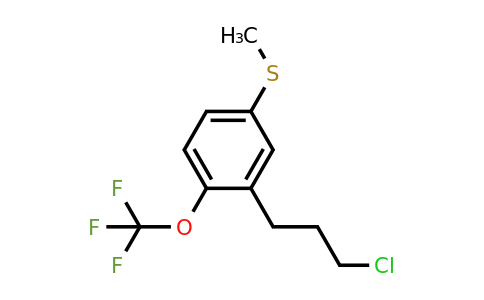 1805748-96-2 | 3-(3-Chloropropyl)-4-(trifluoromethoxy)thianisole