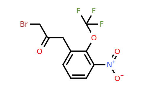1805749-40-9 | 1-Bromo-3-(3-nitro-2-(trifluoromethoxy)phenyl)propan-2-one