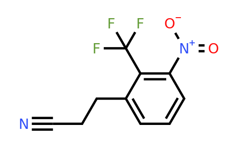 1805749-54-5 | 3-(3-Nitro-2-(trifluoromethyl)phenyl)propanenitrile