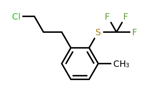 1805749-65-8 | 3-(3-Chloropropyl)-2-(trifluoromethylthio)toluene