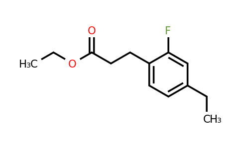 1805752-56-0 | Ethyl 4-ethyl-2-fluorophenylpropanoate