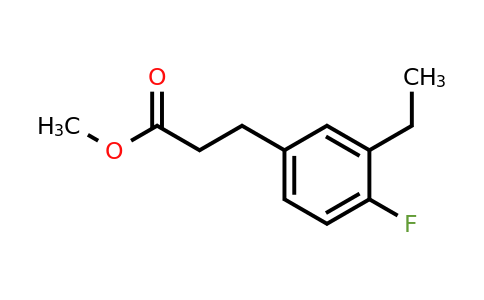 1805752-57-1 | Methyl 3-ethyl-4-fluorophenylpropanoate