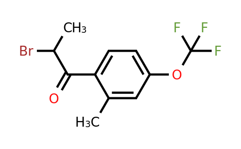 1805754-55-5 | 2-(2-Bromopropanoyl)-5-(trifluoromethoxy)toluene