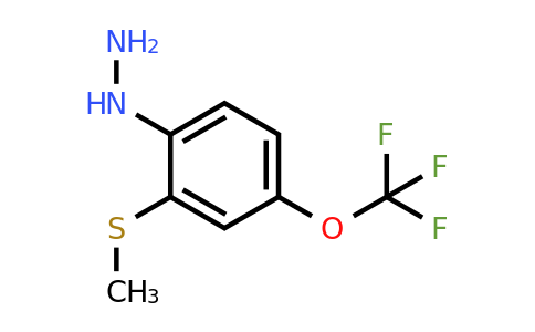 1805754-74-8 | 1-(2-(Methylthio)-4-(trifluoromethoxy)phenyl)hydrazine