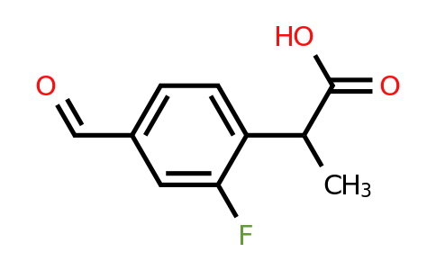 1805755-15-0 | 2-Fluoro-4-formylphenylpropanoic acid