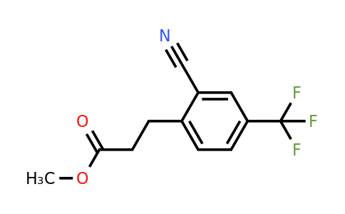 1805755-33-2 | Methyl 3-(2-cyano-4-(trifluoromethyl)phenyl)propanoate